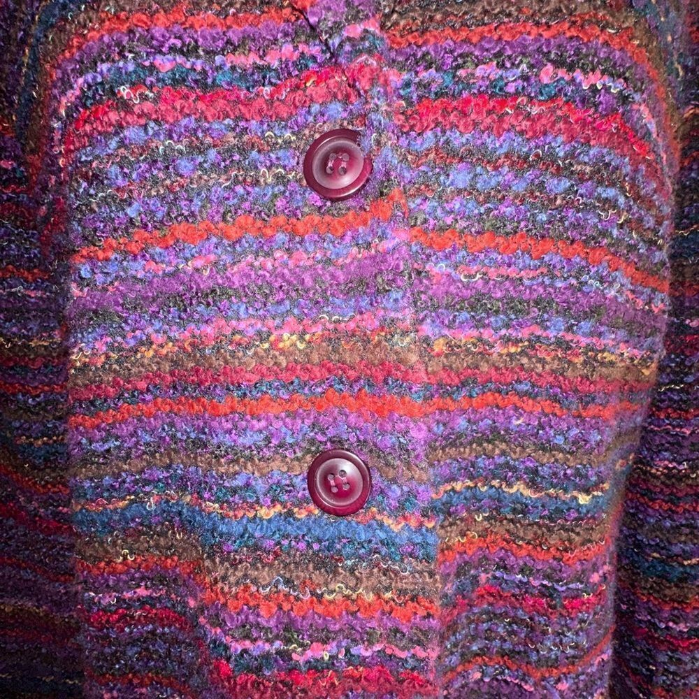 Requirements Colorful Button Up Jacket Size 14 - Picture 6 of 8